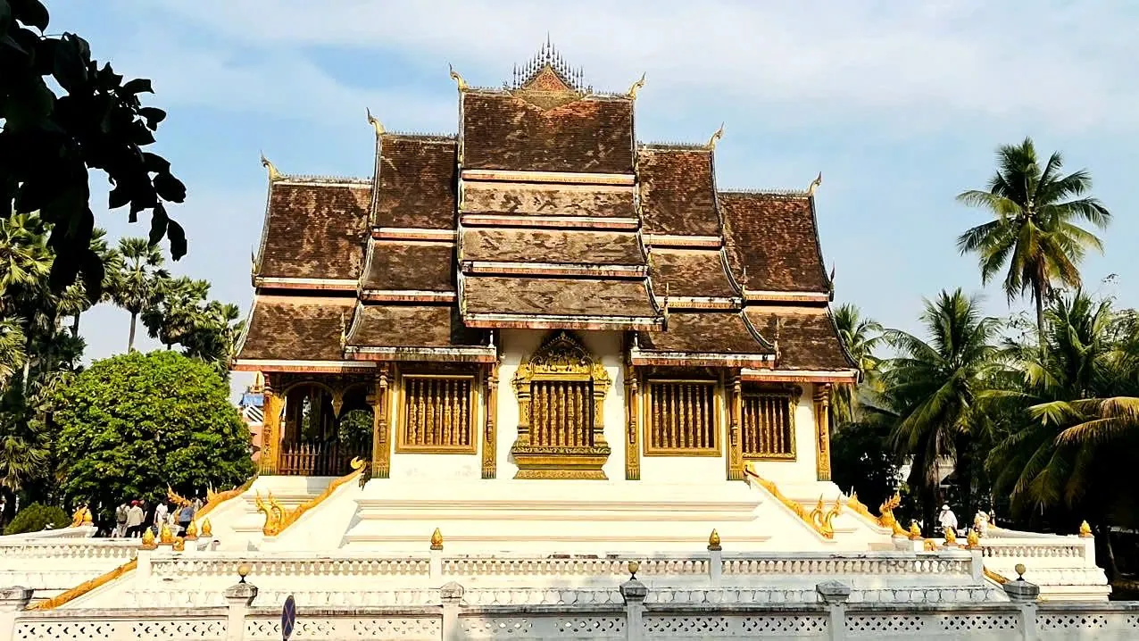 A traditional Buddhist temple in Laos