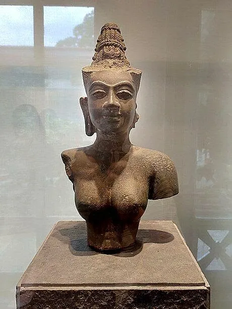 The Devi goddess Huong Que sculpture, a Vietnamese national treasure