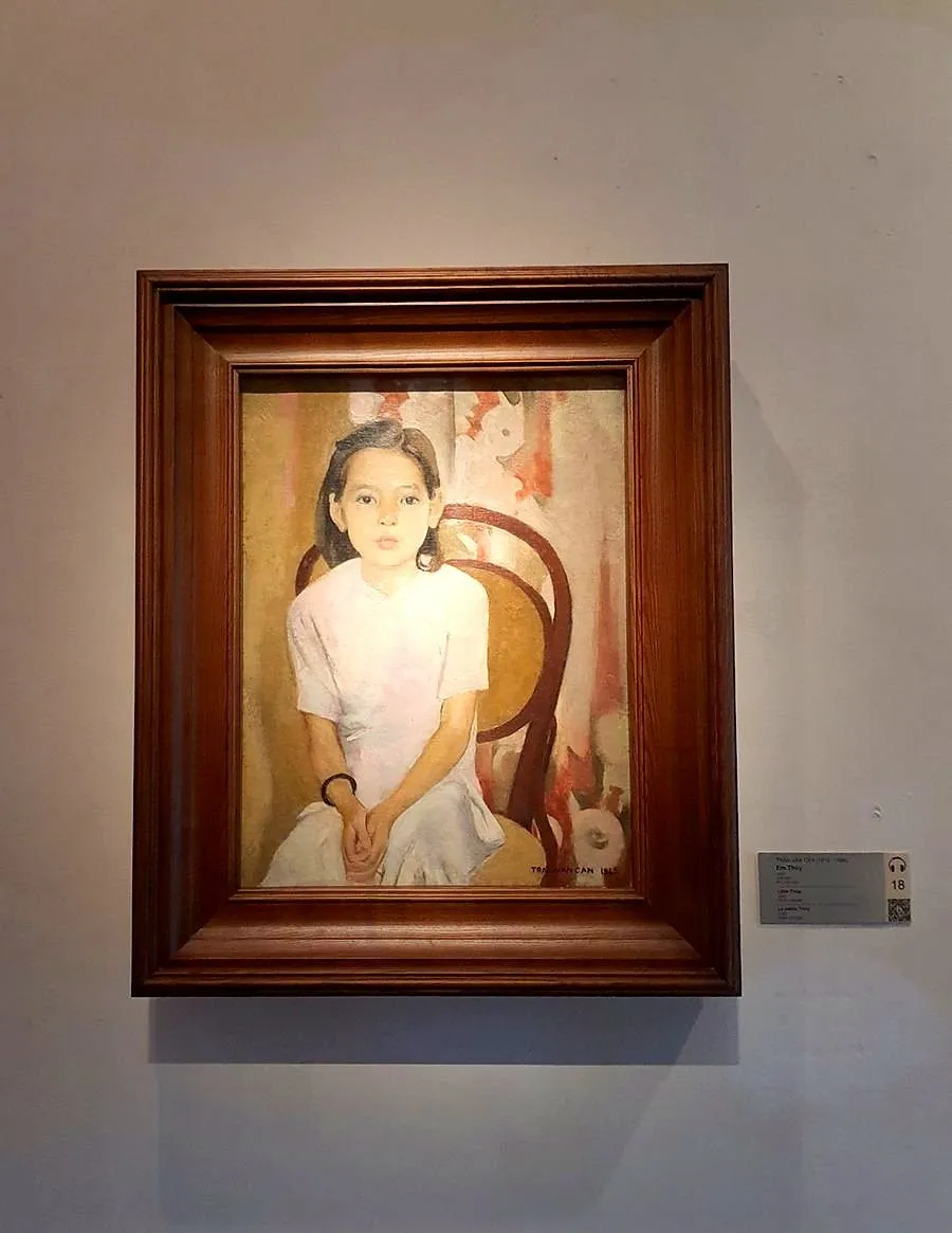 The painting Em Thuy, a Vietnamese national treasure