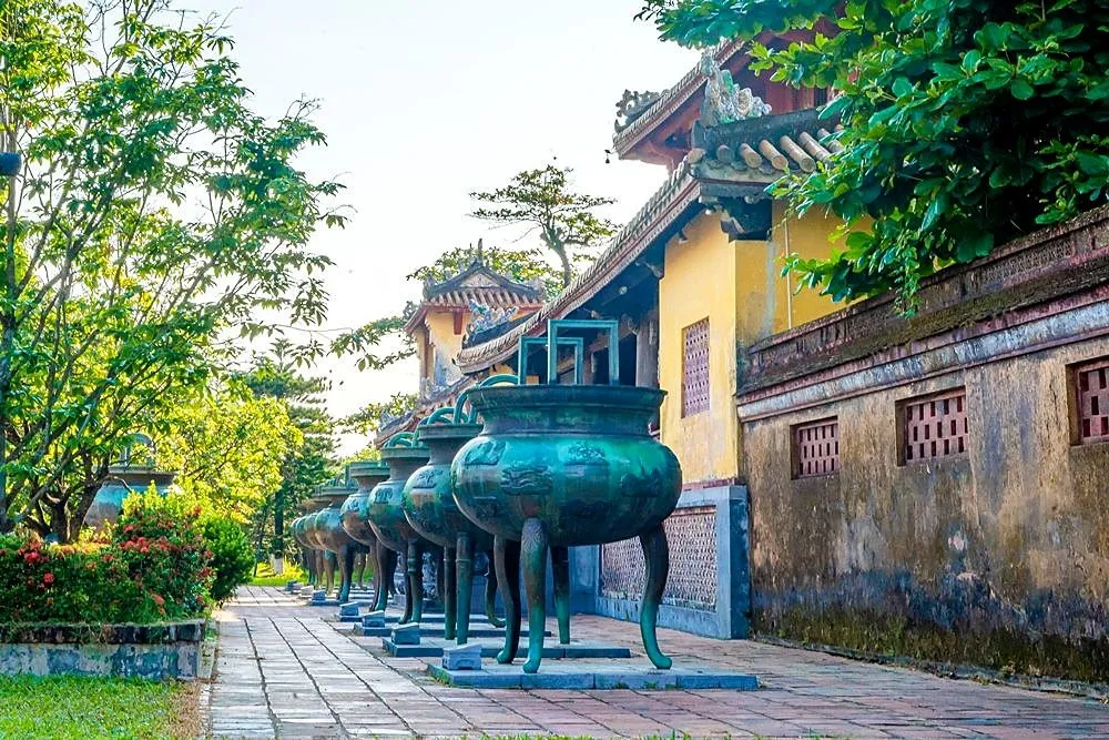 The Nine Dynastic Urns at the Hue Imperial City