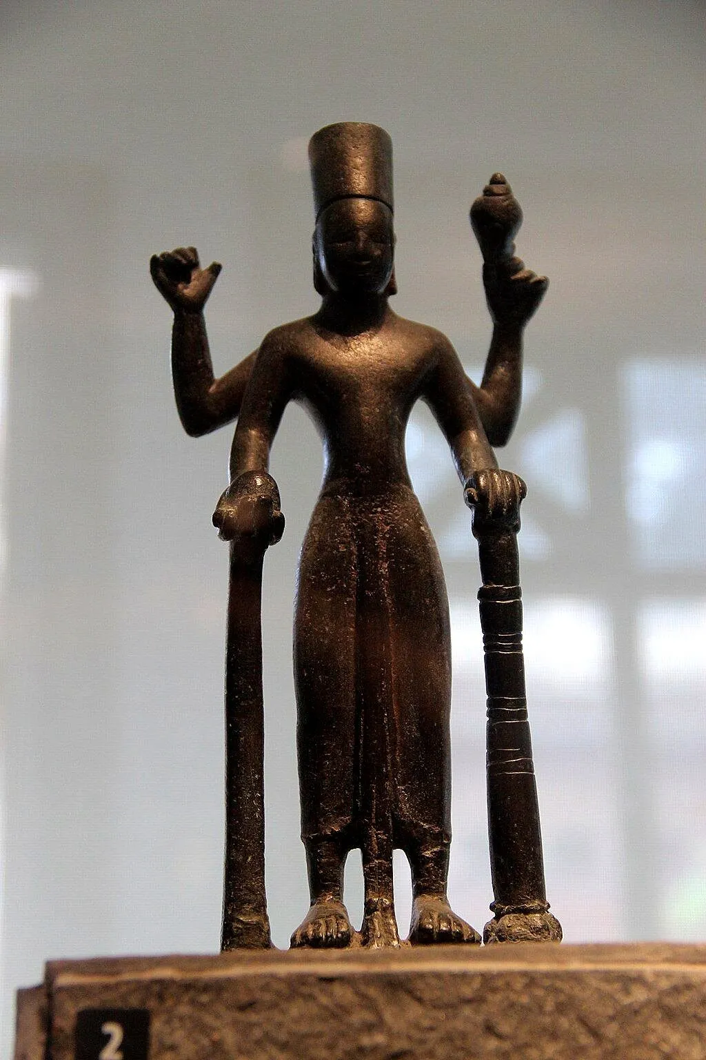 A Vishnu statue, a Vietnamese national treasure