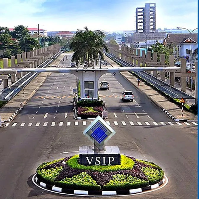 Entrance to a Vietnam–Singapore Industrial Park